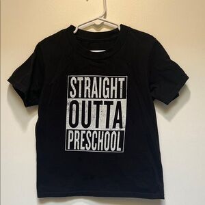 Black Kids T-Shirt with Fun Print